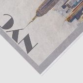 New York City Skyline Tissuepapier (Detail)