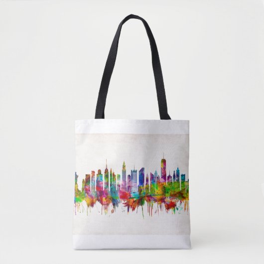 New York City Skyline Tote Bag (Voorkant)