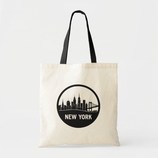 New York City Skyline Tote Bag (Voorkant)