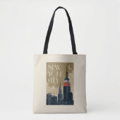 New York City Skyline Tote Bag (Voorkant)