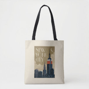 New York City Skyline Tote Bag