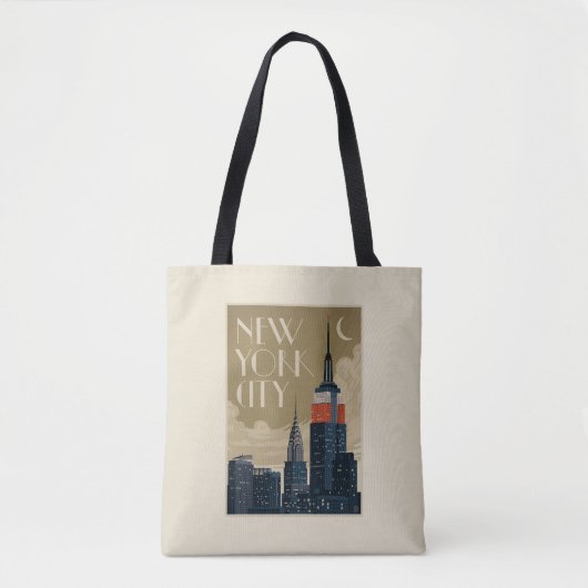 New York City Skyline Tote Bag (Voorkant)