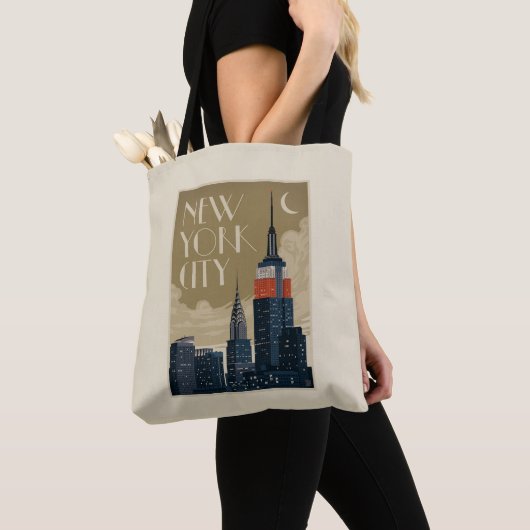 New York City Skyline Tote Bag (Dichtbij)