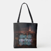 New York City Skyline Tote Bag (Achterkant)