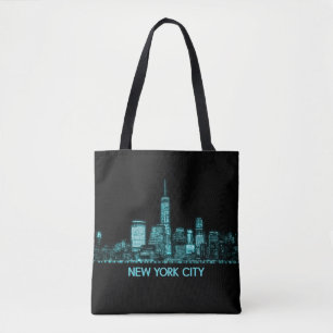 New York City Skyline Tote Bag