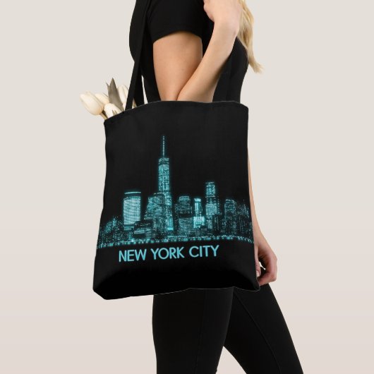 New York City Skyline Tote Bag (Dichtbij)