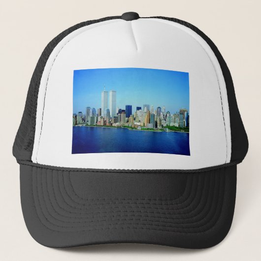 New York City Skyline Trucker Pet (Voorkant)