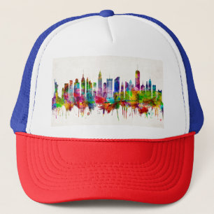 New York City Skyline Trucker Pet