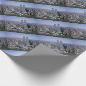 New York City Skyline Twin Towers Cadeaupapier (Hoek)