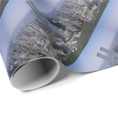 New York City Skyline Twin Towers Cadeaupapier (Rol Hoek)