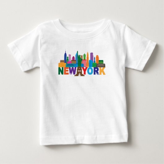 New York City Skyline Typografie (Voorkant)