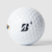 New York City Skyline Typografie Golfballen (Logo)