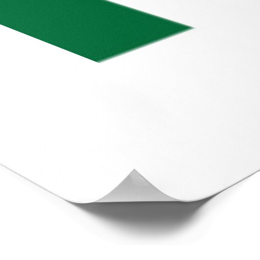 New York City Skyline Typografie Poster (Hoek)