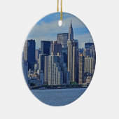 New York City Skyline van de East River A1 Keramisch Ornament (Rechts)