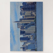 New York City Skyline van de East River A1 Legpuzzel (Verticaal)