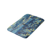 New York City Skyline Van Gogh Sterrennacht Art Badmat (Gekanteld)