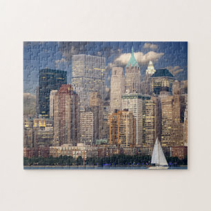 New York City Skyline van Hudson Legpuzzel