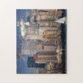 New York City Skyline van Hudson Legpuzzel (Verticaal)