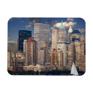 New York City Skyline vanaf Hudsonrivier Magneet