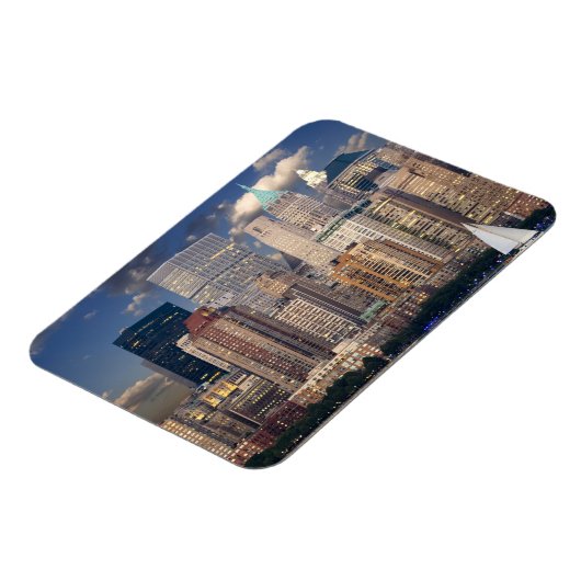 New York City Skyline vanaf Hudsonrivier Magneet (Linkerzijde)