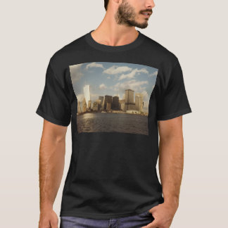New York City Skyline voor 9/11 Twin Towers T-shirt