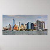 New york City Skyline/W Fredom Tower Poster (Voorkant)