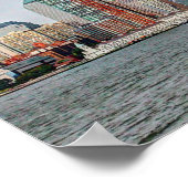 New york City Skyline/W Fredom Tower Poster (Hoek)