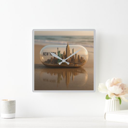 New York City Skyline Wall klok (Huis)