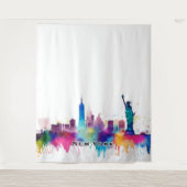 New York City Skyline Wandkleed (Voorkant)