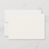 NEW YORK CITY Skyline Wedding RSVP Card Kaart (Achterkant)