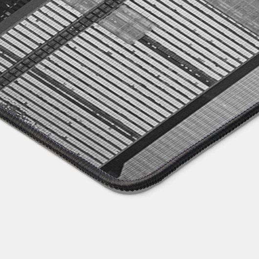 New York City Skyline Zwart Modern Manhattan NYC Bureaumat (Hoek)