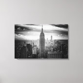 New York City skyline zwart-wit Canvas Afdruk (Voorkant)