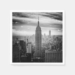 New York City skyline zwart-wit Servet