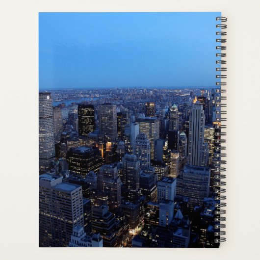 New York City Skyscraper Skyline foto's Planner (Achterkant)