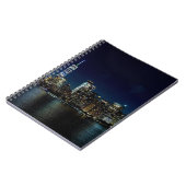 New York City Skyscraper Towers Night Verenigde St Notitieboek (Linkerzijde)