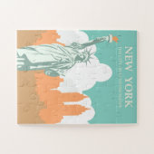 New York City slaapt nooit Legpuzzel (Horizontaal)