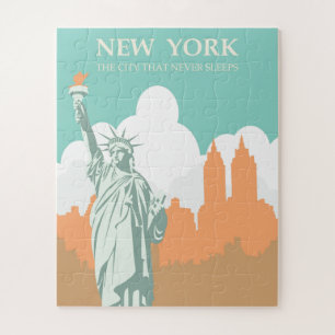 New York City slaapt nooit Legpuzzel