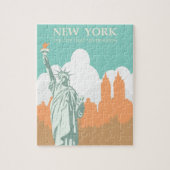 New York City slaapt nooit Legpuzzel (Verticaal)