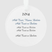 New York City - SRF Ornament (achterkant)