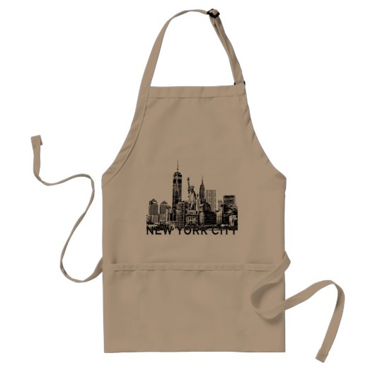 New York City Standaard Schort (Voorkant)
