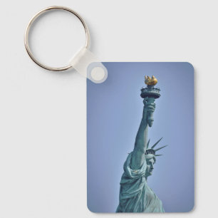 New York City Standbeeld van de Vrijheid Vintage R Sleutelhanger