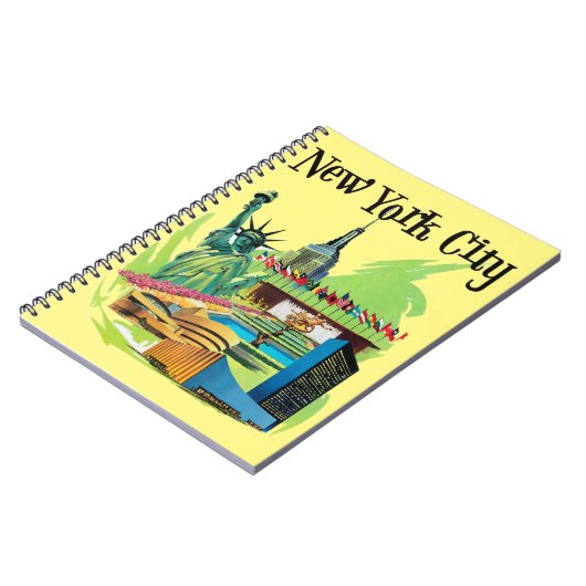 New York City standbeeld van vrijheid Reiskunst Notitieboek (Linkerzijde)