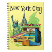  New York City standbeeld van vrijheid Reiskunst Notitieboek (Voorkant)