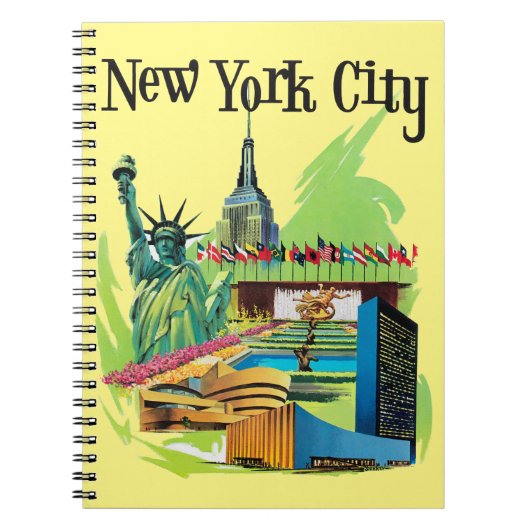  New York City standbeeld van vrijheid Reiskunst Notitieboek (Voorkant)