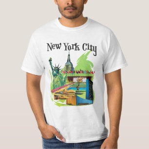 New york City standbeeld van vrijheid Reiskunst T-shirt