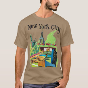  New york City standbeeld van vrijheid Reiskunst T-shirt