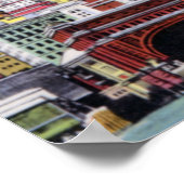 New York City Staten Island Ferry en Skyline Poster (Hoek)