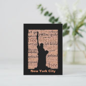 New York City Statue of Liberty Briefkaart (Staand voorkant)