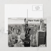 New York City Statue of Liberty Briefkaart (Voorkant / Achterkant)