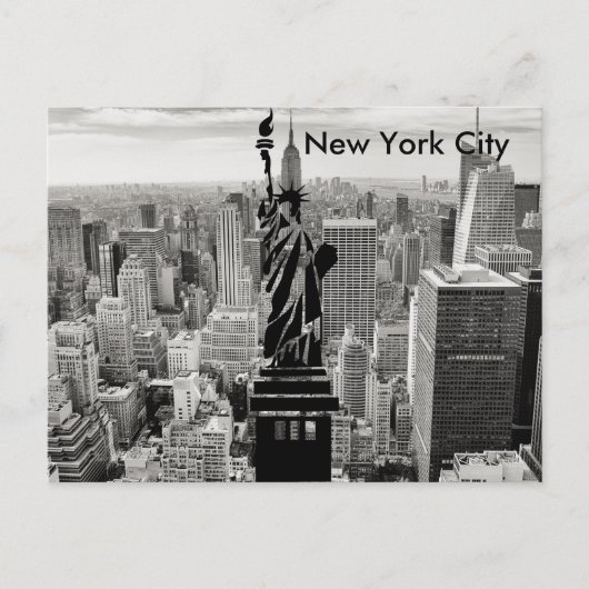 New York City Statue of Liberty Briefkaart (Voorkant)